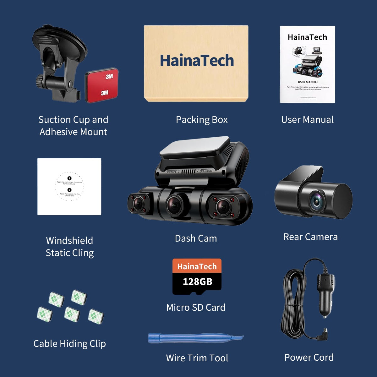 Hainatech 360 Degree View 4 Channel