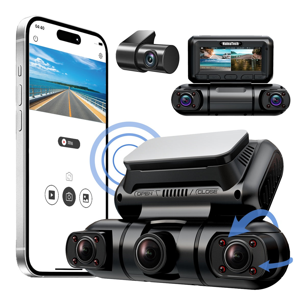 Hainatech 360 Degree View 4 Channel