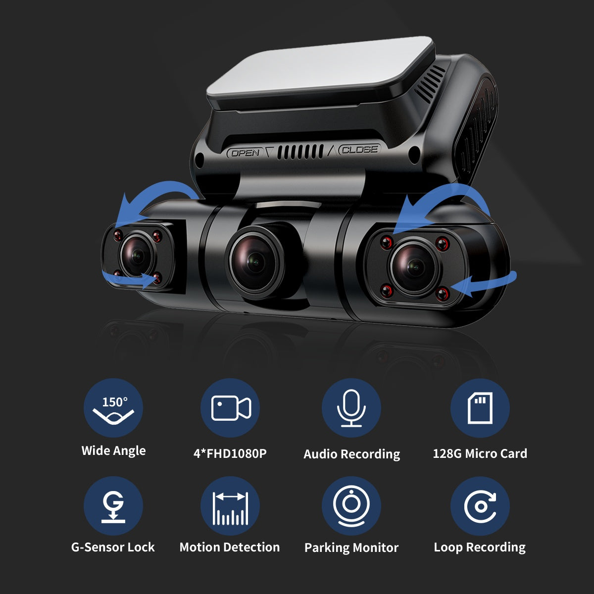 Hainatech 360 Degree View 4 Channel